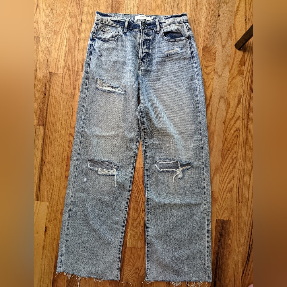 Women 27 waist wide leg jeans